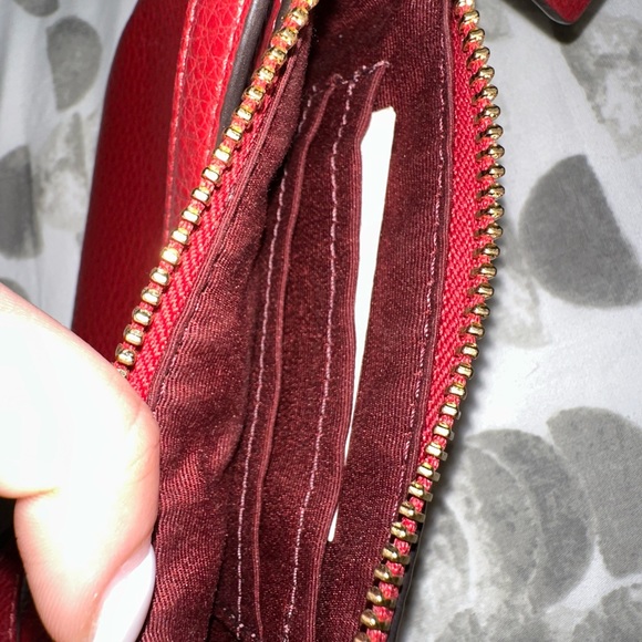 Coach mini red purse. - Picture 2 of 5